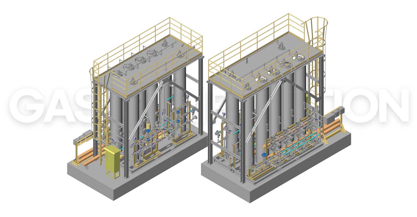 Aspe offers H2 recovery solutions through its expertise in hydrogen plant, Pressure Swing Adsorption hydrogen.